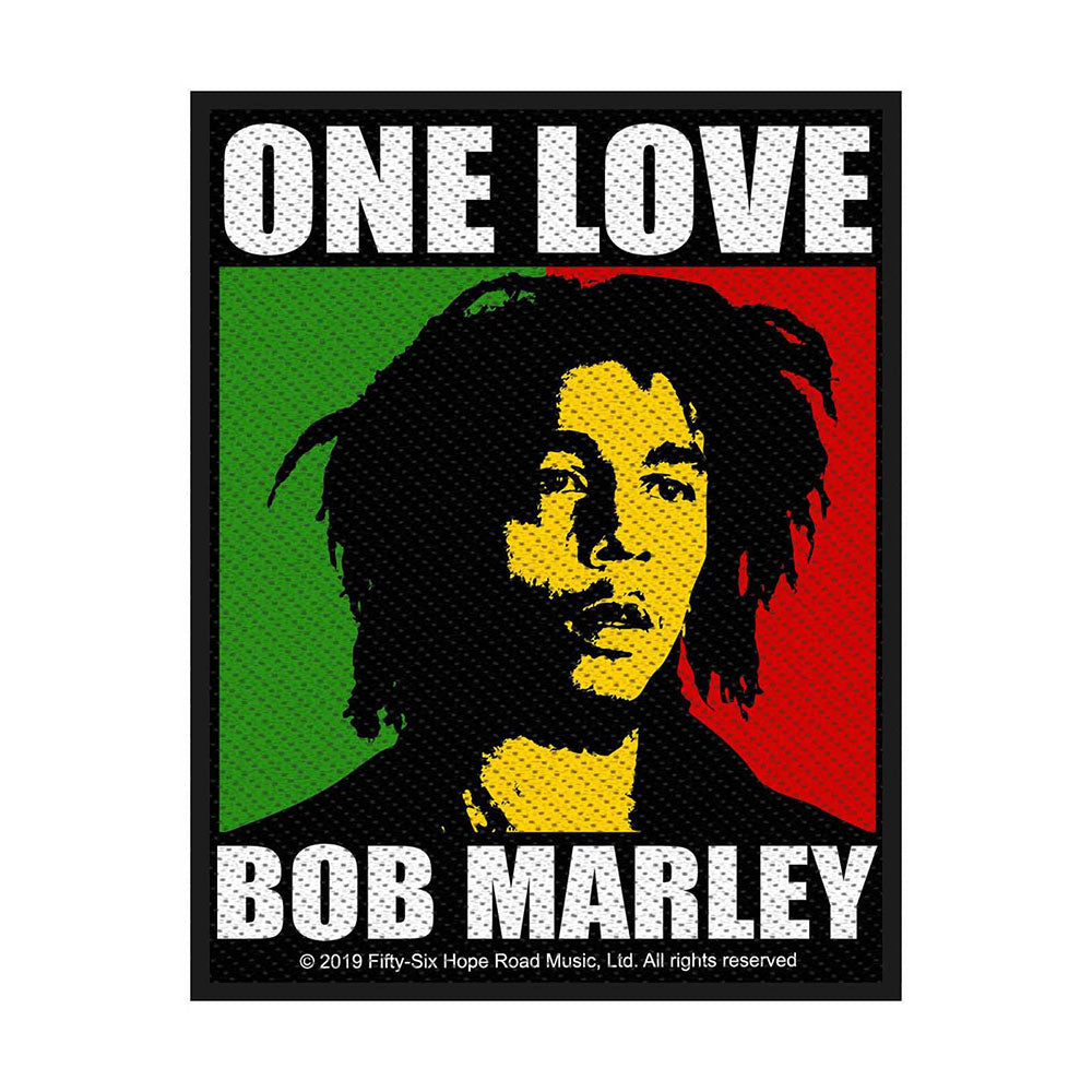 Bob Marley Standard Patch: One Love