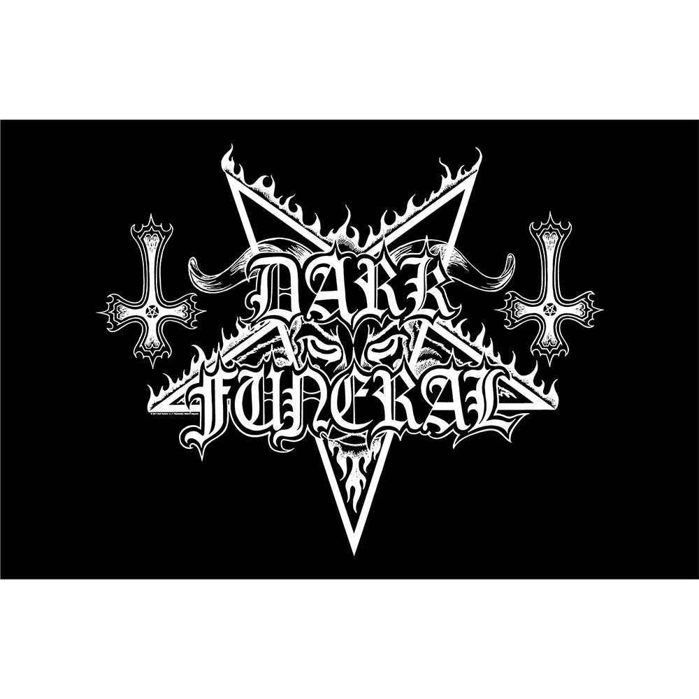 Dark Funeral Textile Poster: Logo