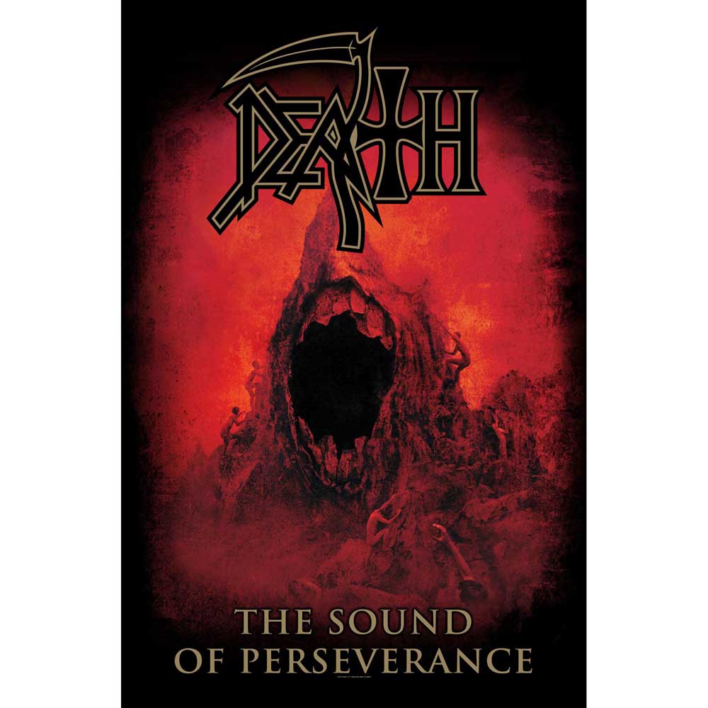 Death Textile Poster: Sound Of Perseverance