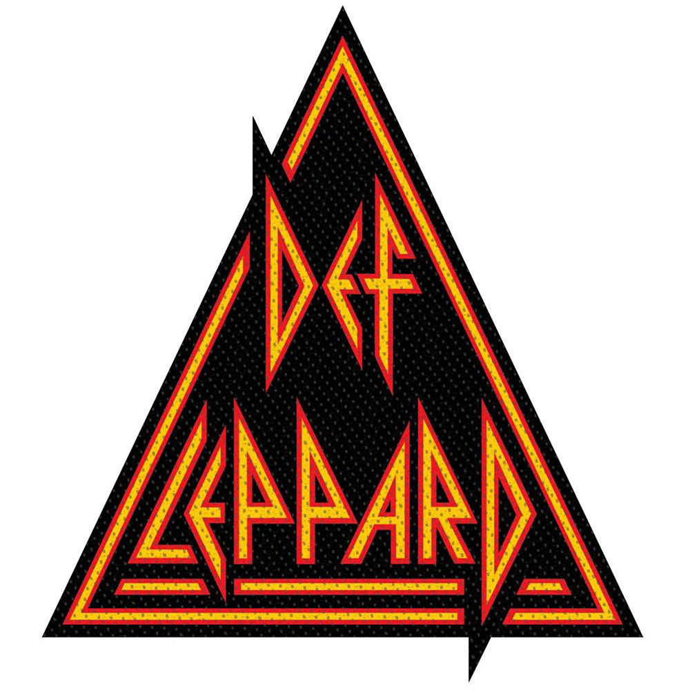Def Leppard Standard Patch: Logo Cut Out