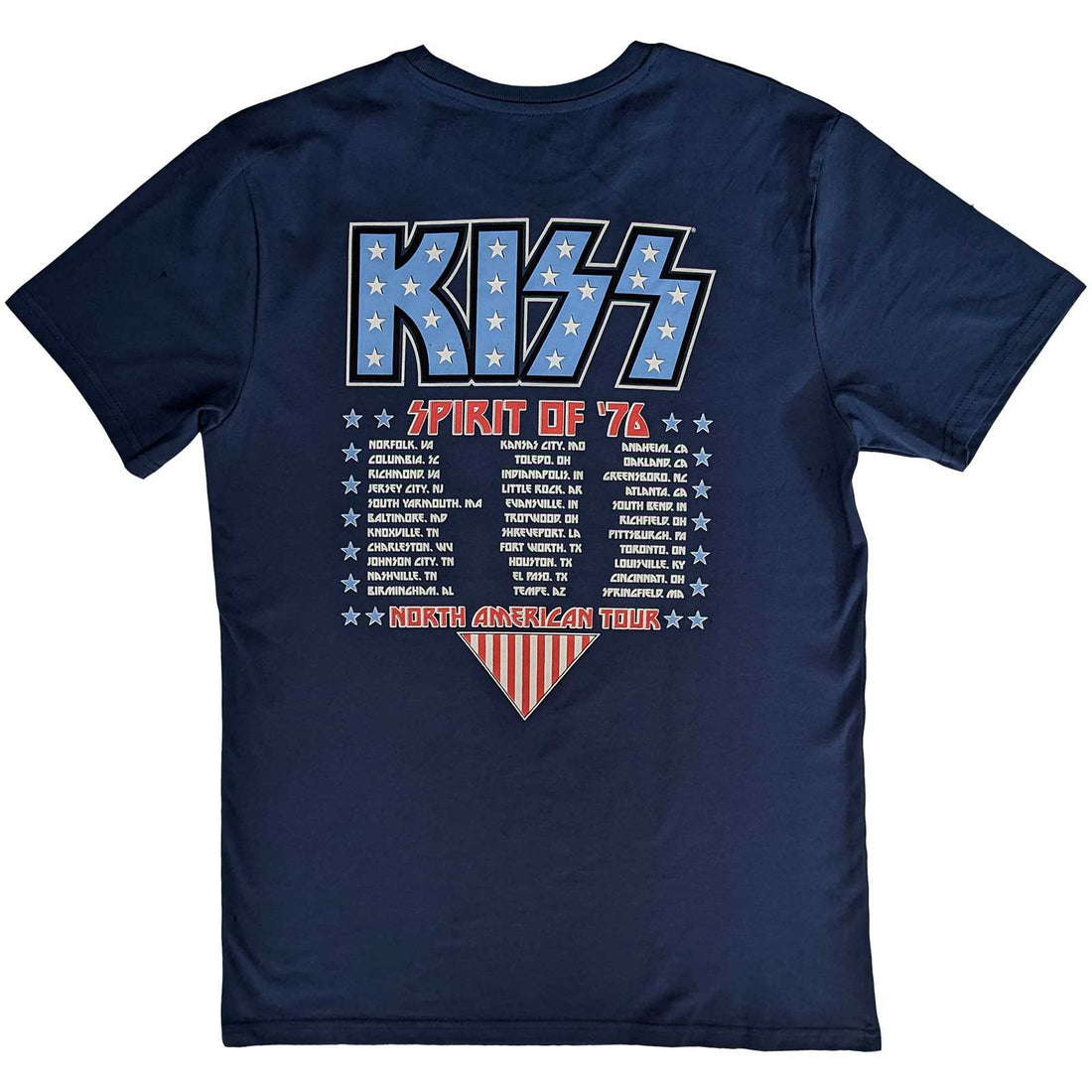 KISS Unisex T-Shirt: Americana (Back Print)