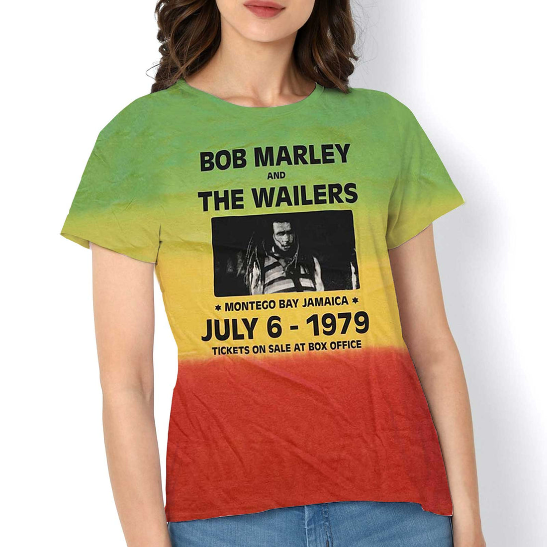 Bob Marley Unisex T-Shirt: Montego Bay (Wash Collection)
