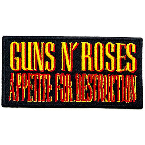 Guns N' Roses Standard Patch: Appetite For Destruction