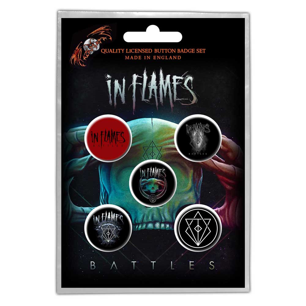 In Flames Button Badge Pack: Battles