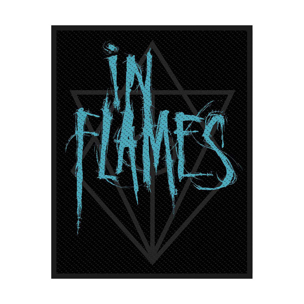 In Flames Standard Patch: Scratched Logo