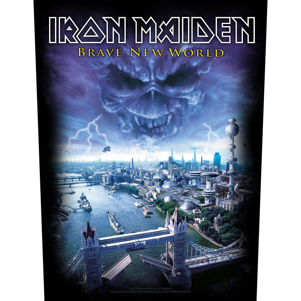 Iron Maiden Back Patch: Brave New World