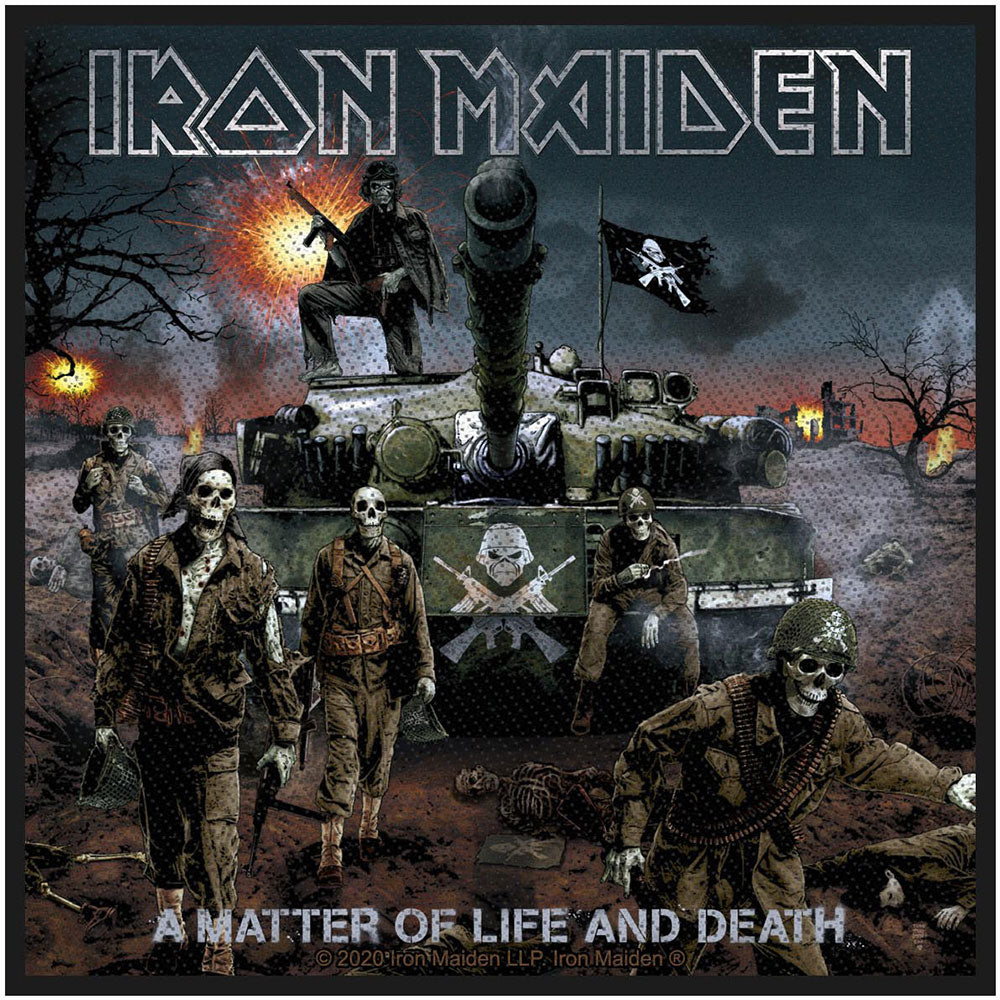Iron Maiden Standard Patch: Matter Of Life And Death 2020