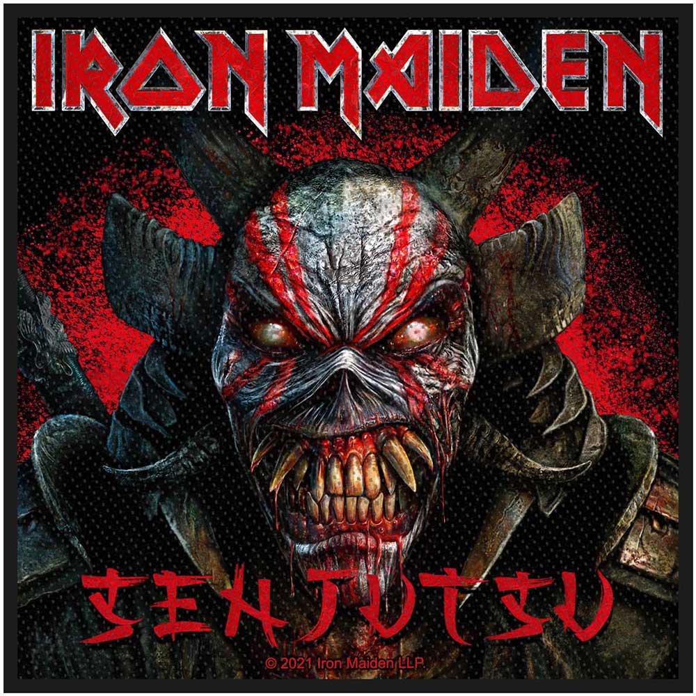 Iron Maiden Textile Poster: Senjutsu Back Cover