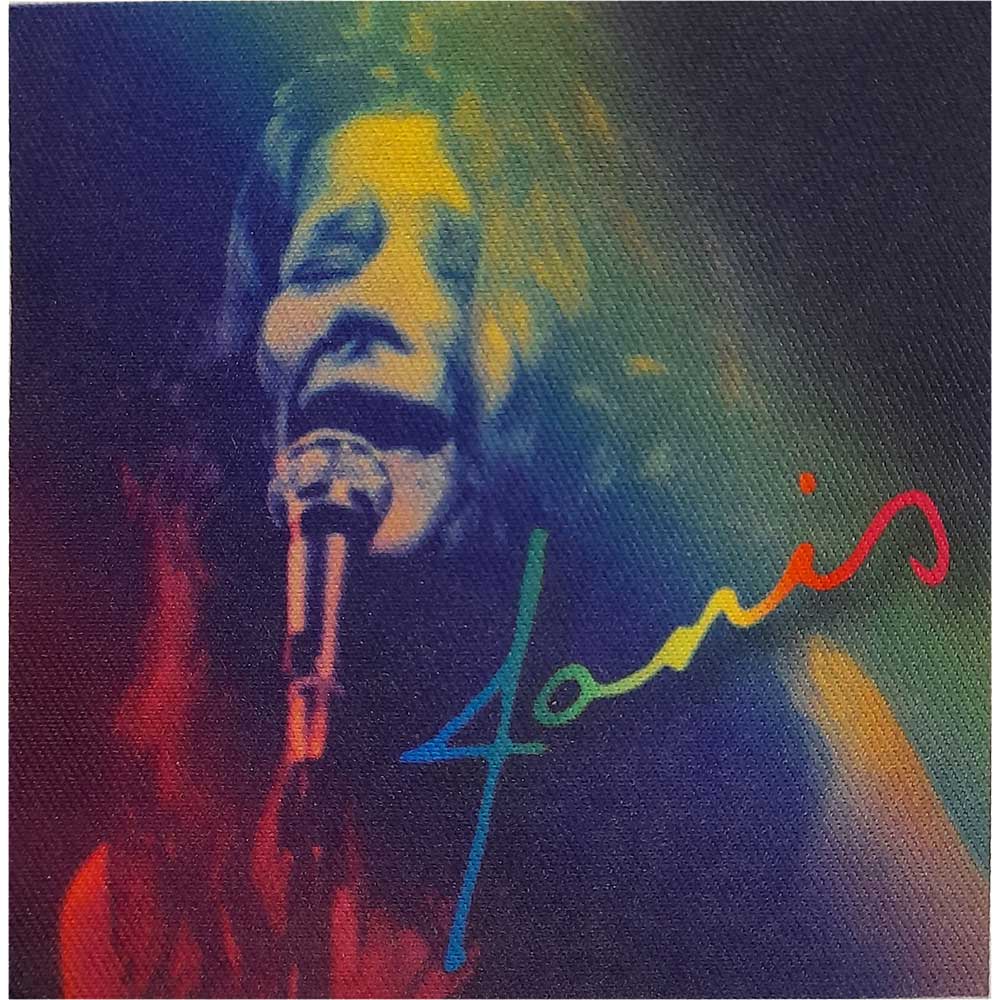 Janis Joplin Standard Patch: Rainbow