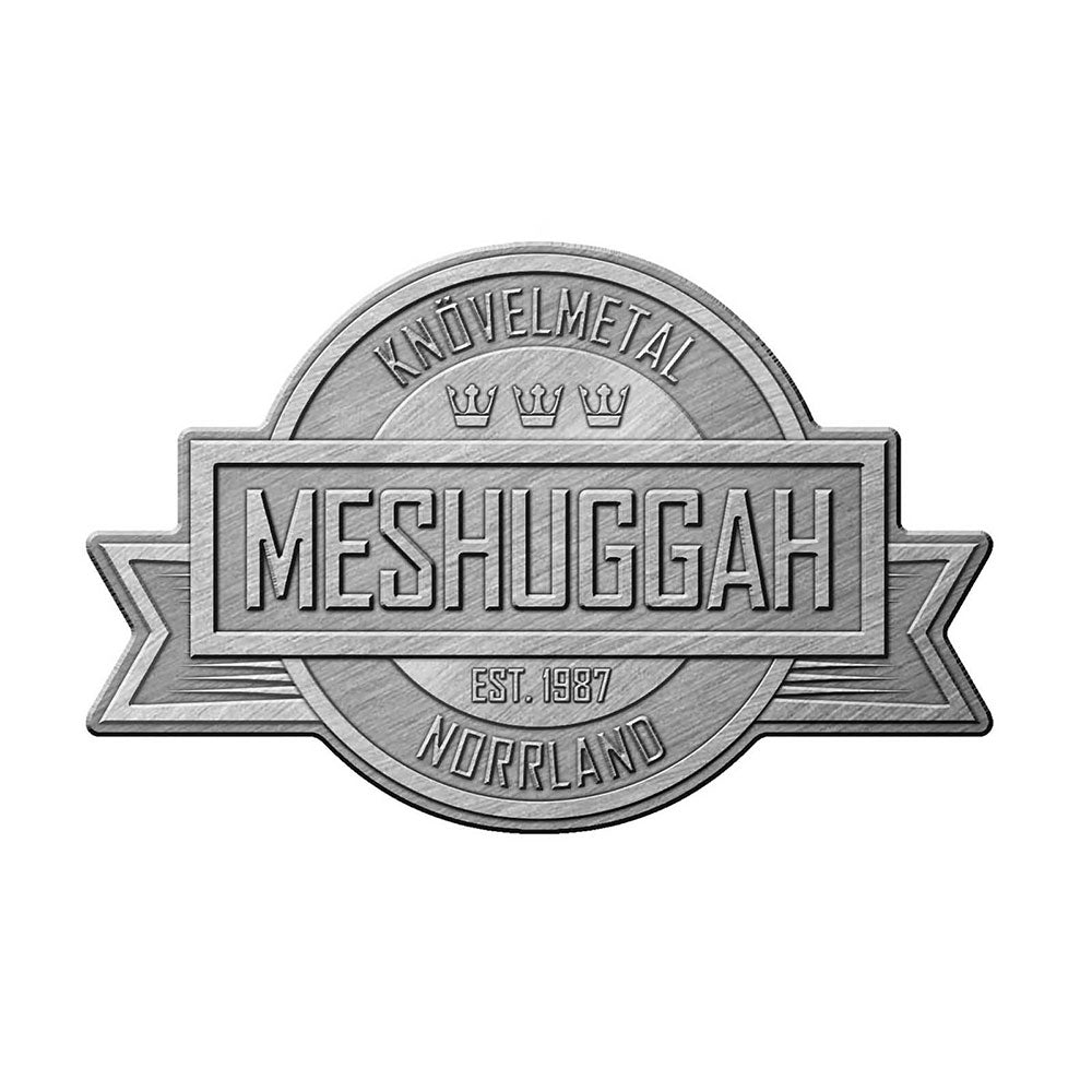 Meshuggah Pin Badge: Crest