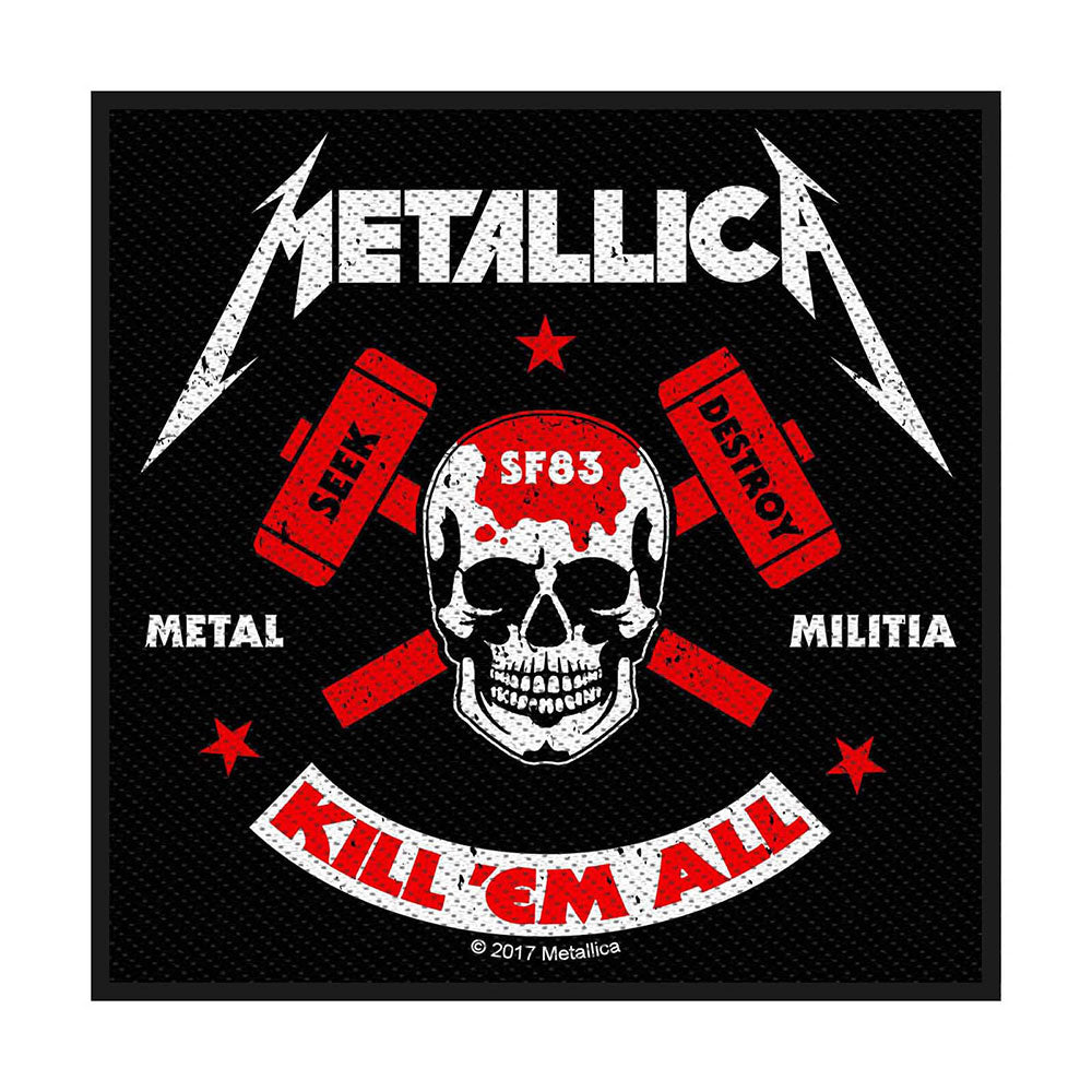 Metallica Standard Patch: Metal Militia (Loose)