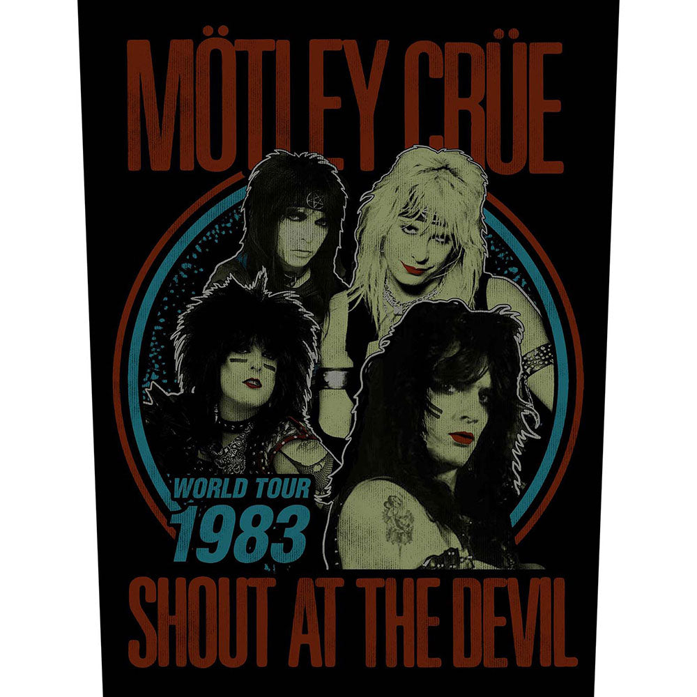 Motley Crue Back Patch: Shout at the Devil