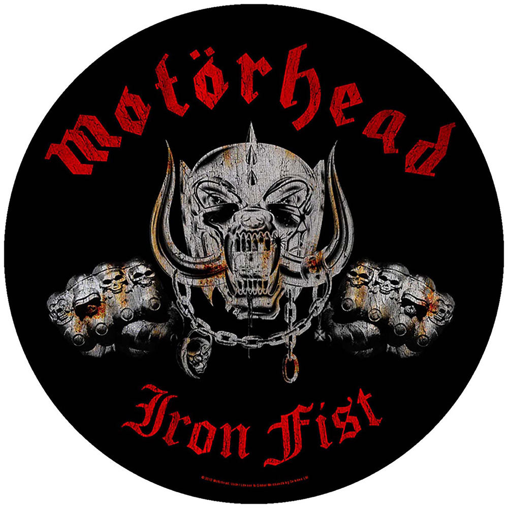 Motorhead Back Patch: Iron Fist