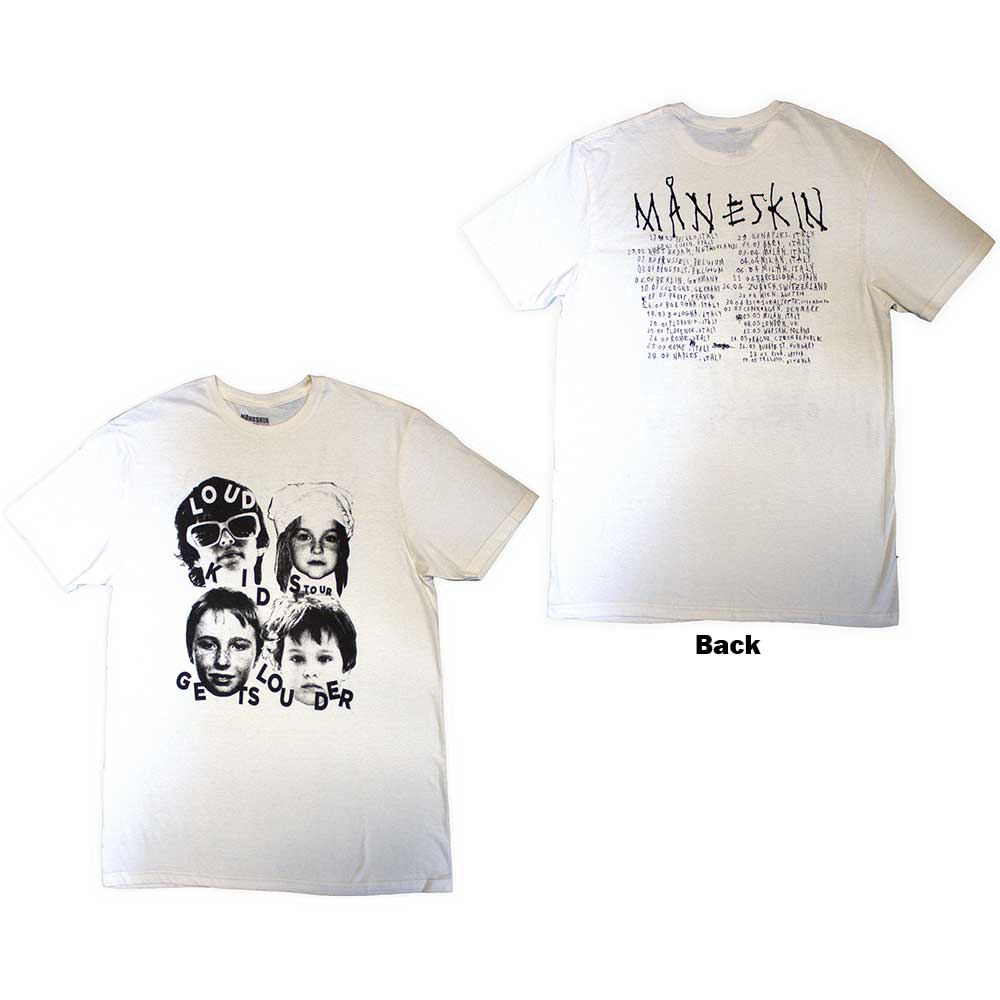 Maneskin Unisex T-Shirt: Loud Kids European Tour '23