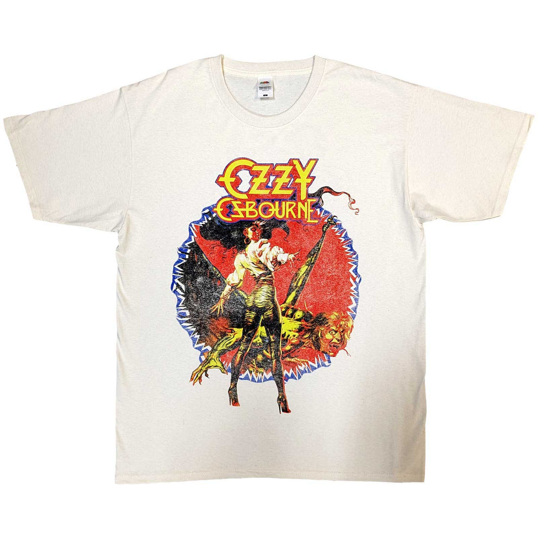 Ozzy Osbourne Unisex T-Shirt: The Ultimate Sin Tour '86 (Back Print)