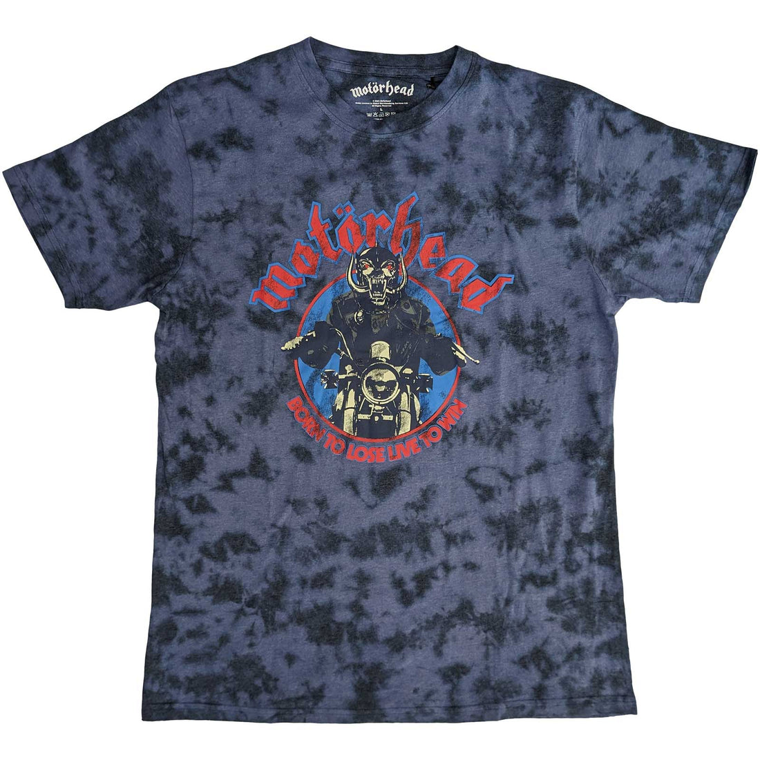 Motorhead Unisex T-Shirt: Born To Lose Biker (Wash Collection)