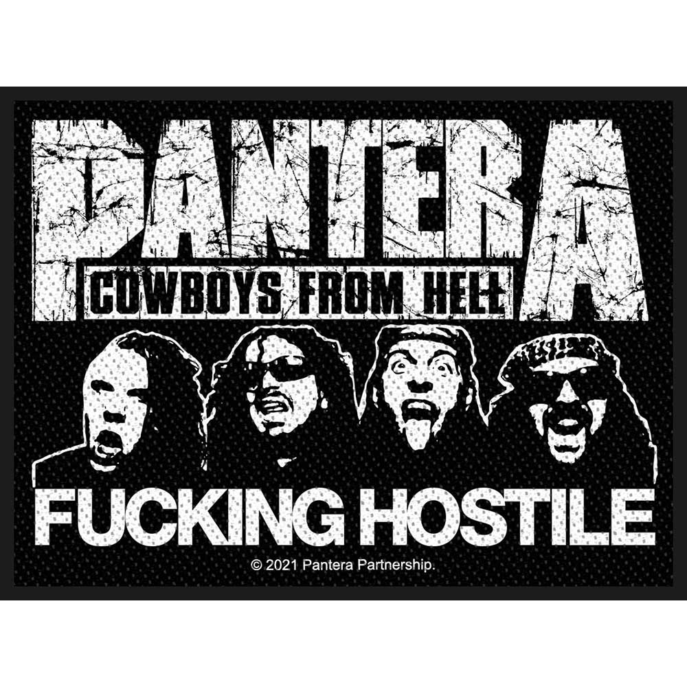 Pantera Standard Patch: Fucking Hostile