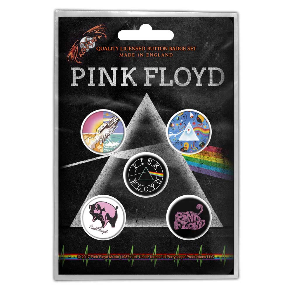 Pink Floyd Button Badge Pack: Prism