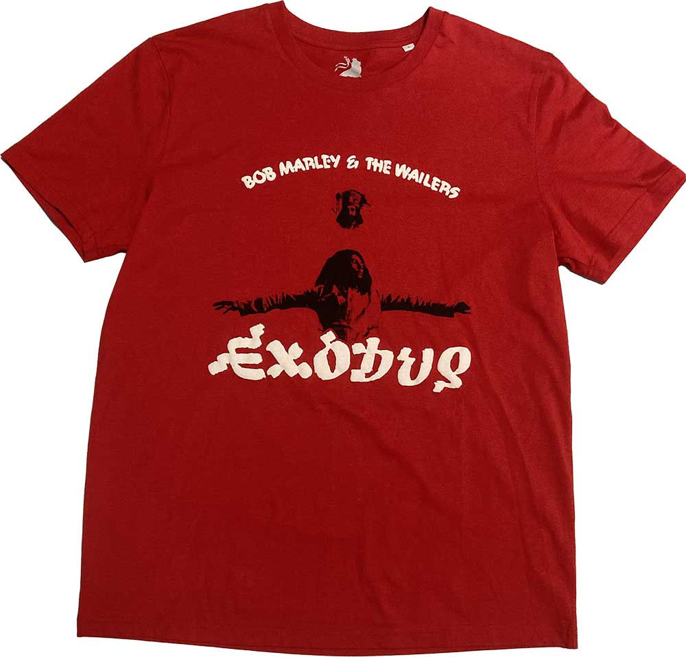 Bob Marley Unisex H-Build T-Shirt: Exodus Arms Outstretched