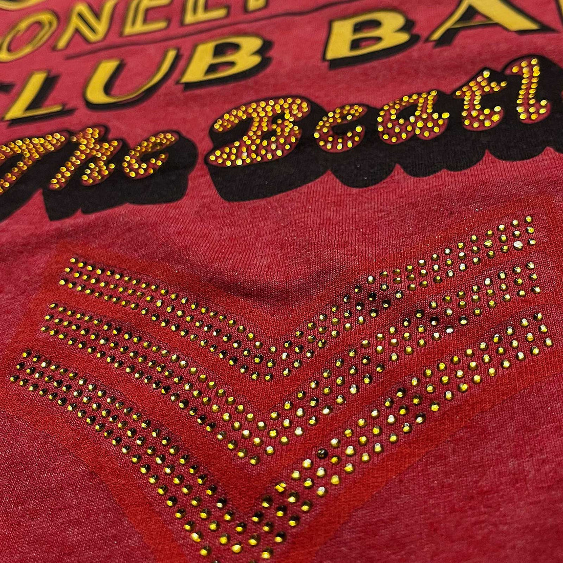 The Beatles Unisex Embellished T-Shirt: Sgt Pepper Stacked (Diamante)