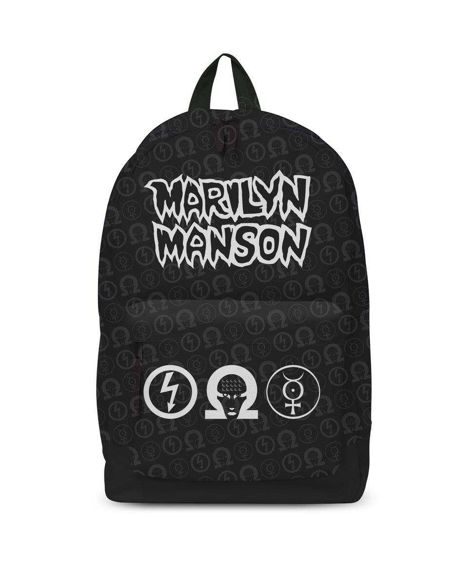 Rocksax Marilyn Manson   Backpack - Logo