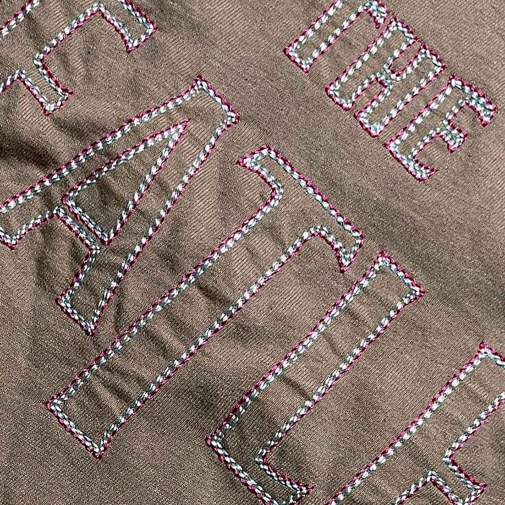 The Beatles Unisex T-Shirt: Drop T Logo (Embroidered)