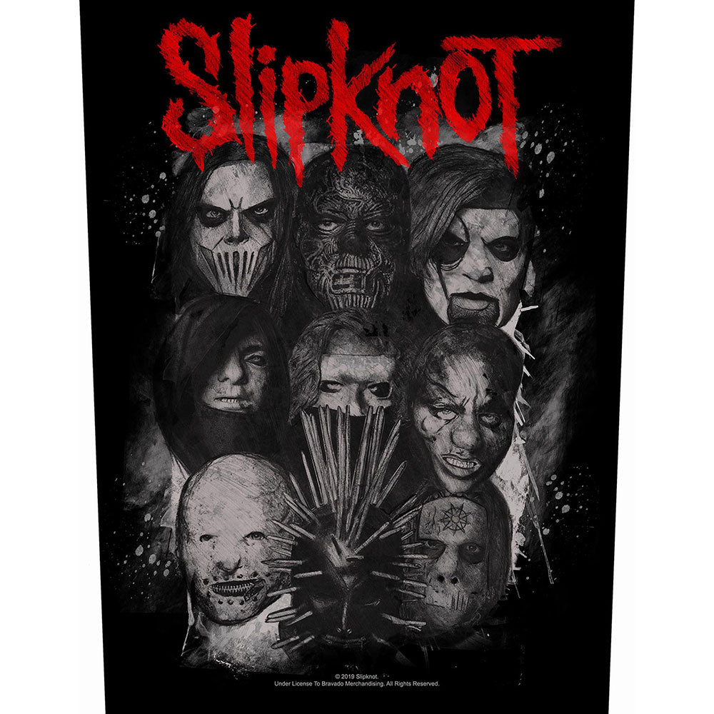 Slipknot Back Patch: We Are Not Your Kind Masks