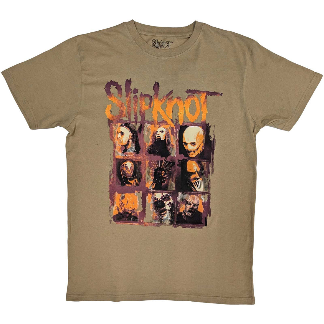 Slipknot Unisex T-Shirt: The End So Far Grid Photos (Back Print)