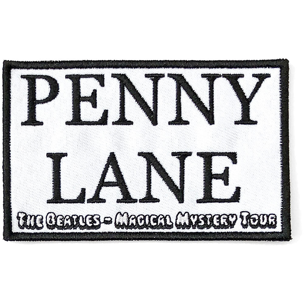 The Beatles Standard Patch: Penny Lane White (Song Title/Loose)