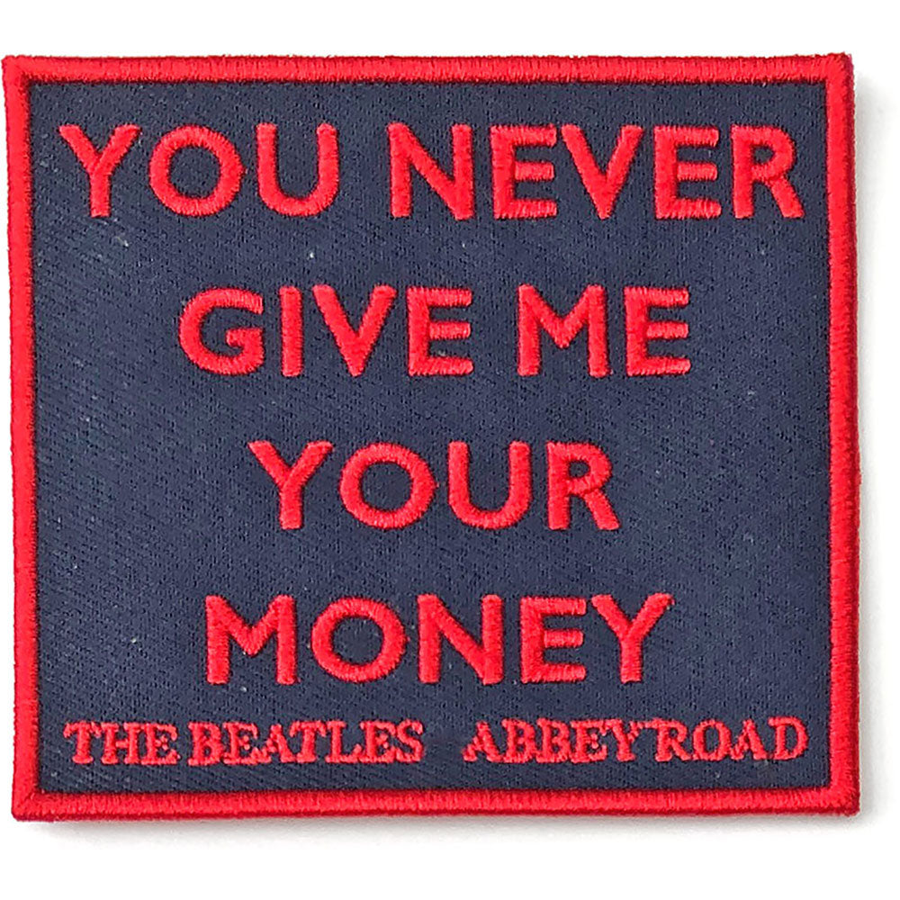 The Beatles Standard Patch: Your Never Give Me Your Money (Song Title/Loose)