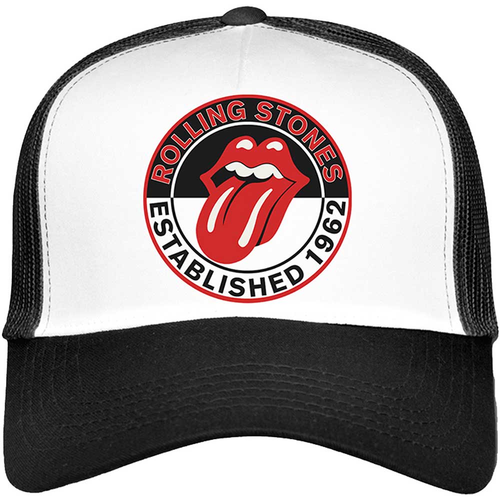 The Rolling Stones Unisex Mesh Back Cap: Est. 1962
