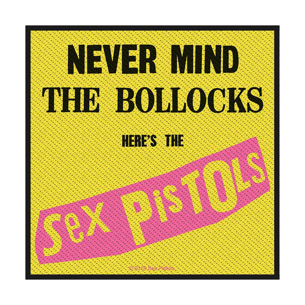 The Sex Pistols Standard Patch: Nevermind the Bollocks