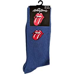 The Rolling Stones Unisex Ankle Socks: Vertical Tongue (UK Size 7 - 11)