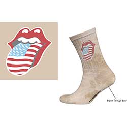 The Rolling Stones Unisex Ankle Socks: US Tongue (UK Size 7 - 11)
