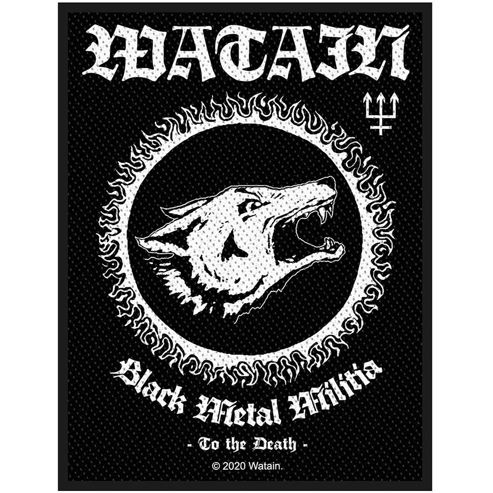 Watain Standard Patch: Black Metal Militia