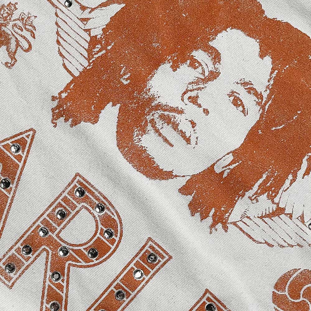 Bob Marley Unisex Embellished T-Shirt: Wings (Diamante)