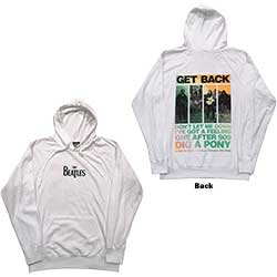 The Beatles Unisex Pullover Hoodie: 3 Savile Row (Back Print)