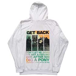 The Beatles Unisex Pullover Hoodie: 3 Savile Row (Back Print)