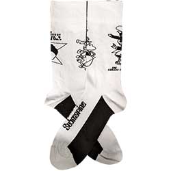 The Beatles Unisex Ankle Socks: Good V Evil (UK Size 7 - 11)