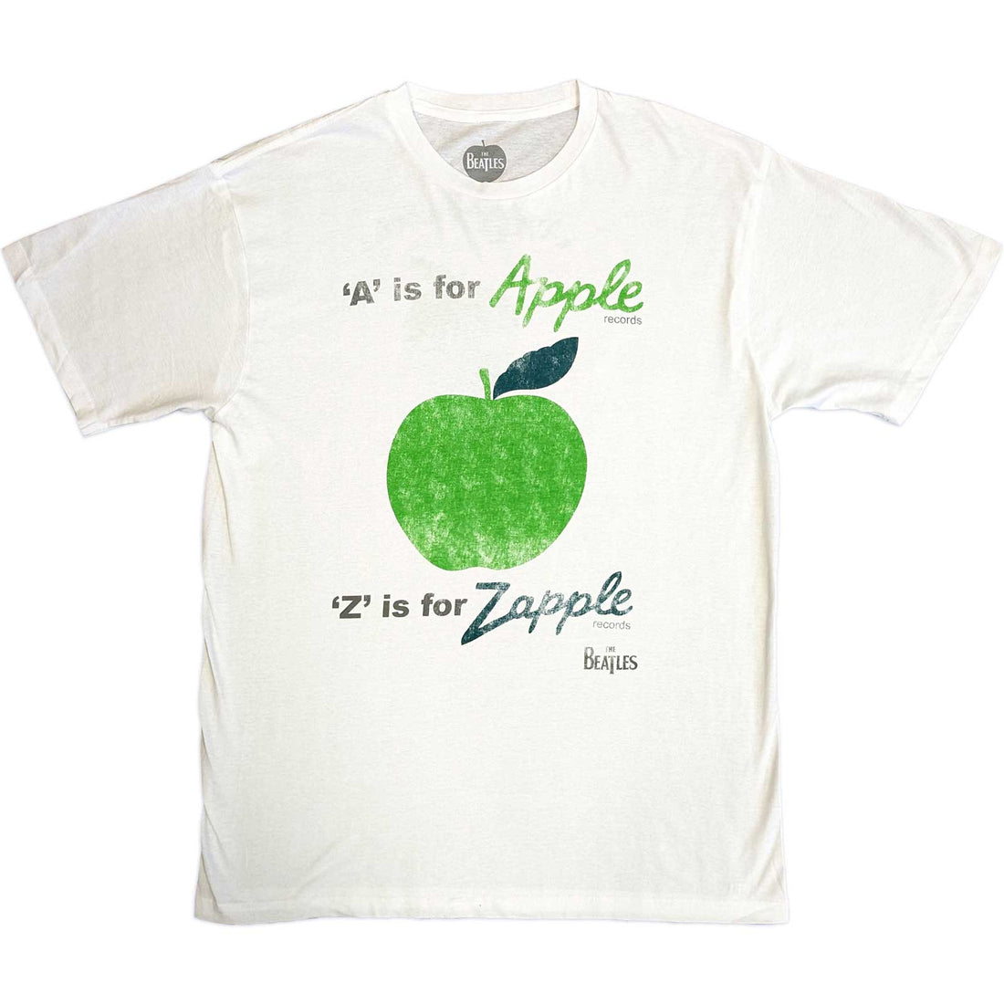 The Beatles Unisex T-Shirt: A is for Apple (Back Print)