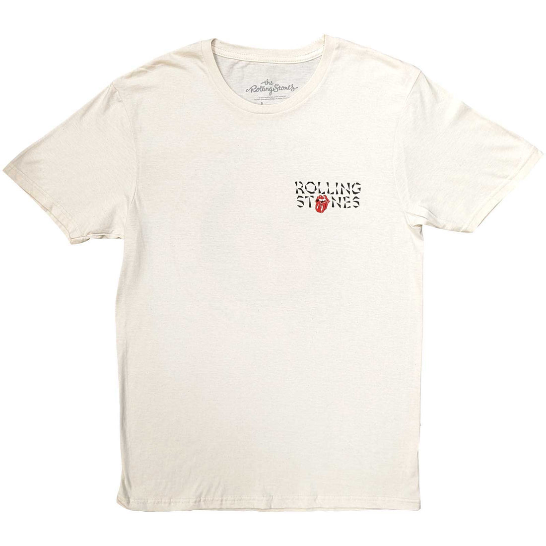 The Rolling Stones Unisex T-Shirt: Hackney Diamonds Circle Label (Back Print)
