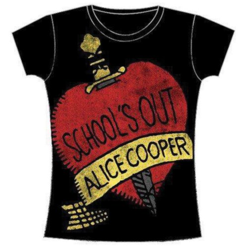 Alice Cooper Ladies T-Shirt: School's Out (Skinny Fit)