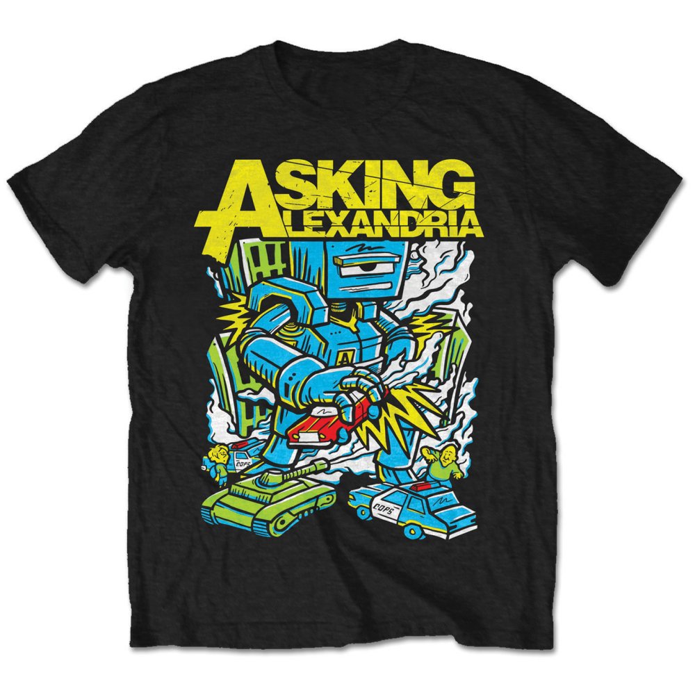 Asking Alexandria Unisex T-Shirt: Killer Robot (Retail Pack)