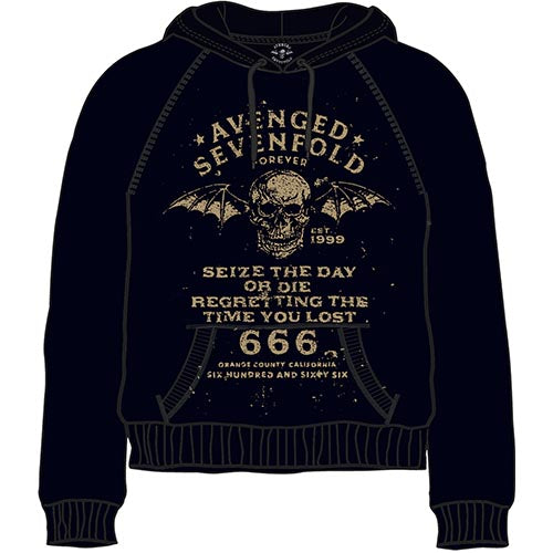 Avenged Sevenfold Unisex Long Sleeve T-Shirt: Sieze The Day (Wash Collection)