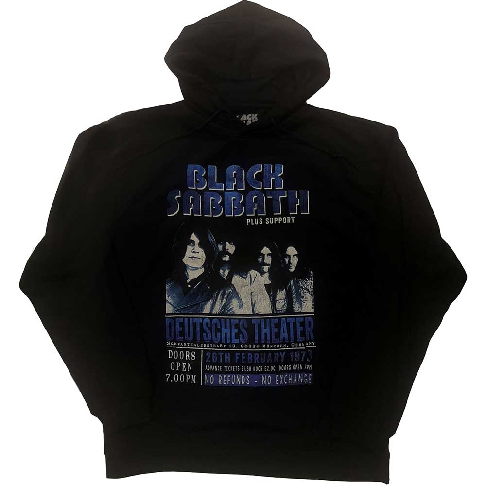 Black Sabbath Unisex Pullover Hoodie: Deutsches '73 (Eco-Friendly)