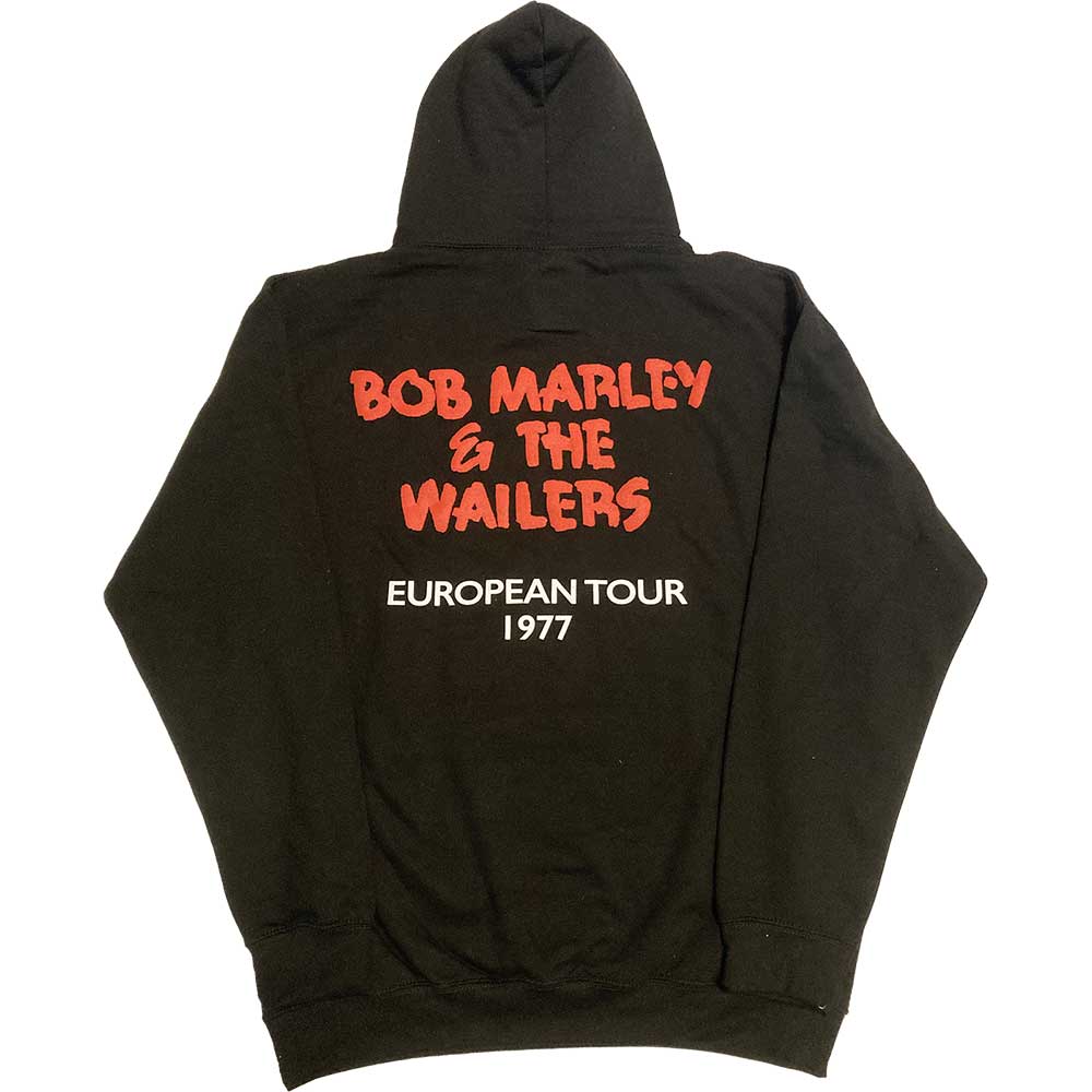 Bob Marley Unisex Pullover Hoodie: Exodus Wailers European Tour 77