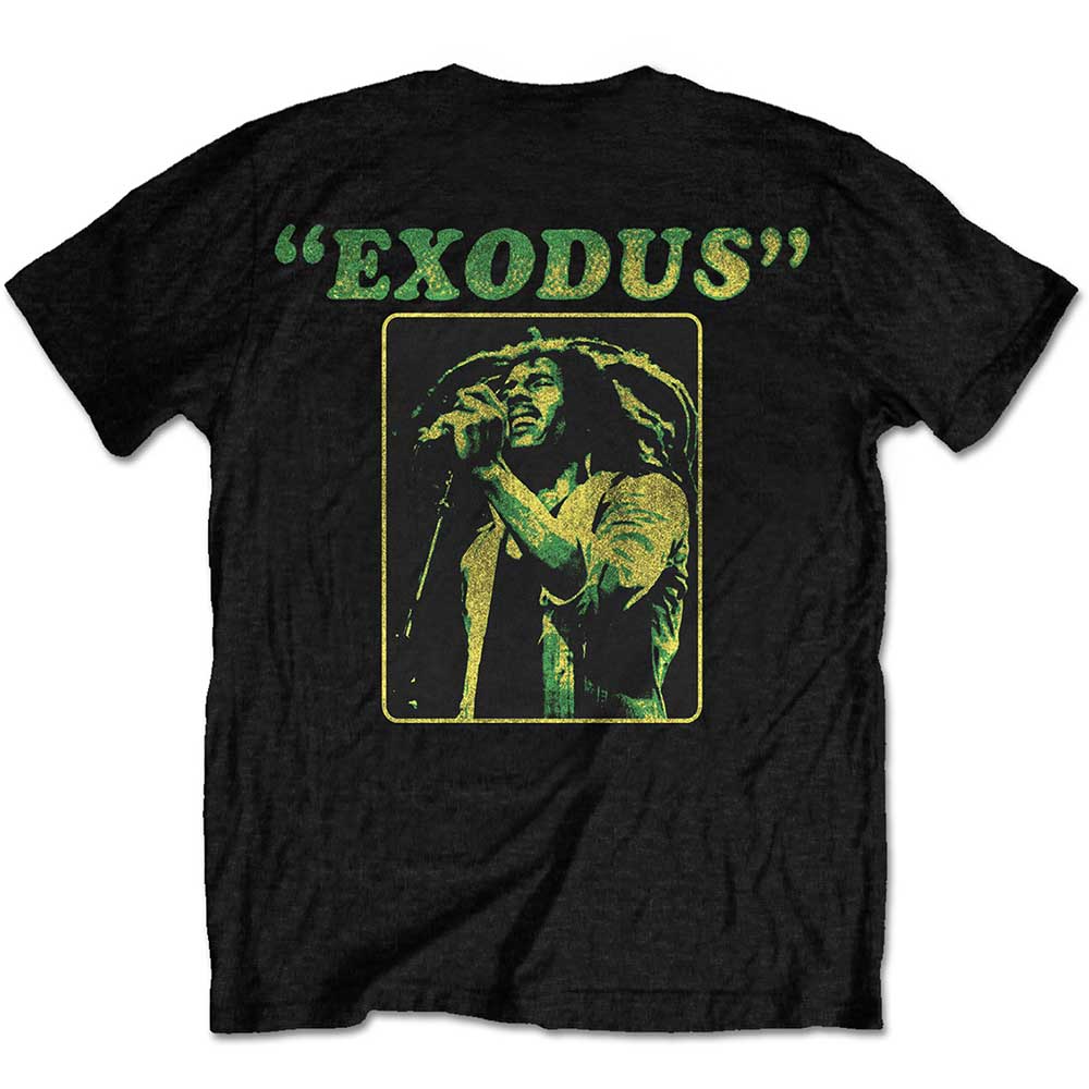 Bob Marley Unisex T-Shirt: Exodus (Back Print)
