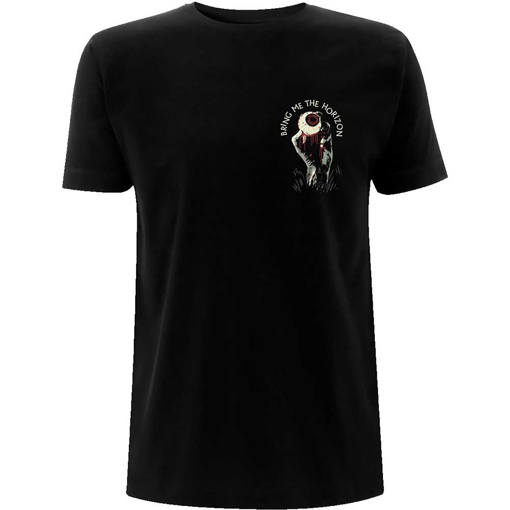 Bring Me The Horizon Unisex T-Shirt: Zombie Eye (Back Print)