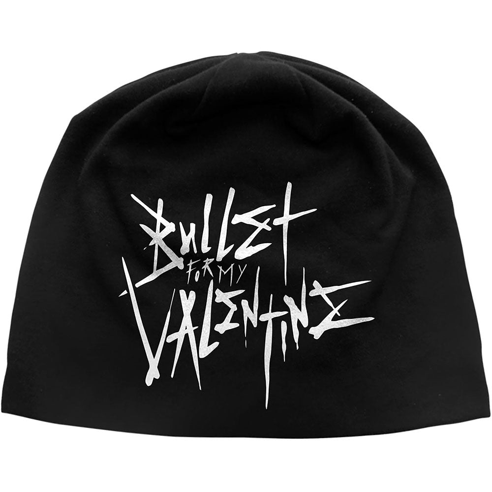 Bullet For My Valentine Unisex Beanie Hat: Logo JD Print 2 (Black)