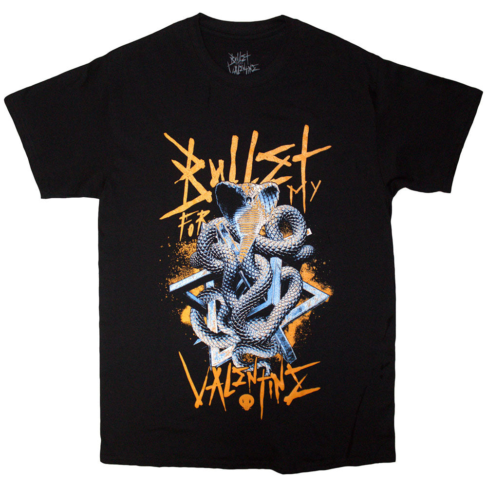 Bullet For My Valentine Unisex T-Shirt: Wrapped Cobra (Black)